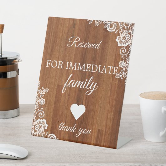 Personalized Wedding Tabletop Signs – Custom Décor 台座サイン (インサイチュ)