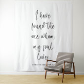 Personalized Wedding Tapestry Backdrop with Names タペストリー (インサイチュ)