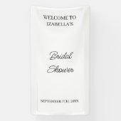 Personalized Wedding Welcome Bridal Shower Engaged 横断幕 (縦)