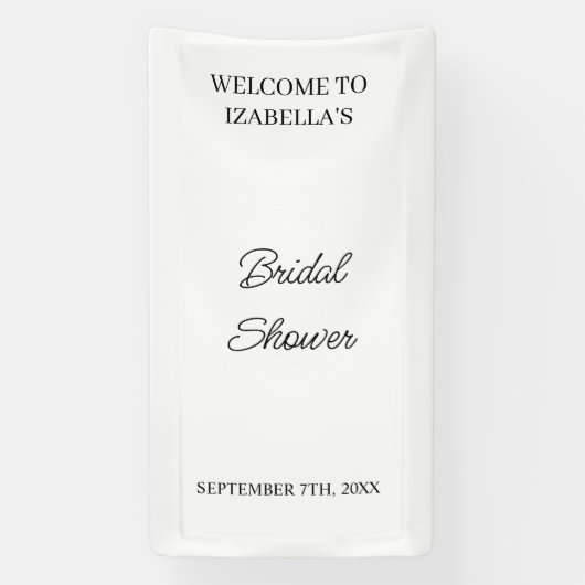 Personalized Wedding Welcome Bridal Shower Engaged 横断幕 (縦)