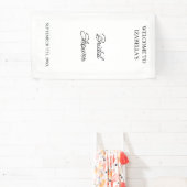 Personalized Wedding Welcome Bridal Shower Engaged 横断幕 (インサイチュ)