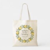  Personalized Wedding Welcome Tote Bag for Guests トートバッグ (裏面)