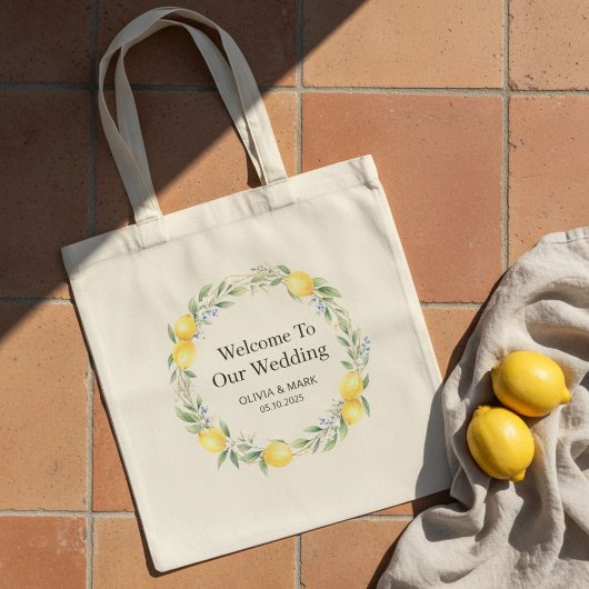  Personalized Wedding Welcome Tote Bag for Guests トートバッグ