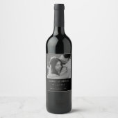 Personalized Wedding Wine Label  ワインラベル (正面)