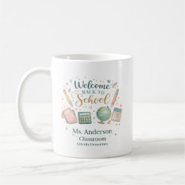 Personalized Welcome Back to School Teacher コーヒーマグカップ