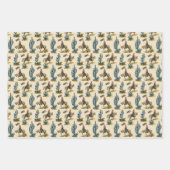 Personalized Western Cowboy ラッピングペーパーシート (正面)