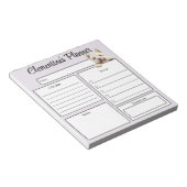 Personalized Westie Daily Planner ノートパッド (アングル)