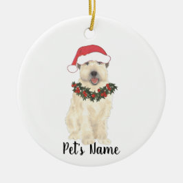 Personalized Wheaten Terrier セラミックオーナメント