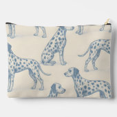 Personalized Whimsical Charming Dalmatian Pattern アクセサリーポーチ (裏面)