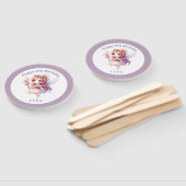 Personalized Whimsical Floral Fairy  ハンドファン (組立なし)