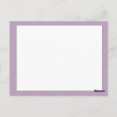 Personalized Whimsical Floral Fairy  ポストカード (裏面)