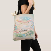 Personalized Whimsical Tote Bag トートバッグ (クローズアップ)