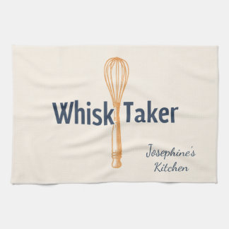Personalized Whisk Taker Funny Baking Cute Elegant キッチンタオル