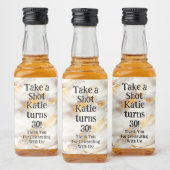 Personalized Whiskey Bottle Label – Birthday Party リキュールボトルラベル (ボトル)