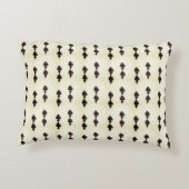 Personalized White Oak Leaf Pattern アクセントクッション (裏面)