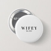 personalized wifey anniversary gift 缶バッジ (正面&裏面)