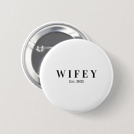 personalized wifey anniversary gift 缶バッジ (正面&裏面)