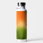 Personalized Wild Rusty Olive Green ウォーターボトル (右面)