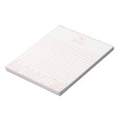 Personalized Wildflower Floral Desk Notepad ノートパッド (回転)