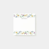 Personalized Wildflower Notes ポストイット (正面)