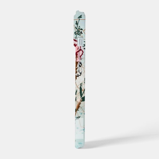 Personalized Wildflower Phone Case iPhone 15ケース (左側面)