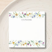 Personalized Wildflower Post-it Notes ポストイット