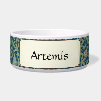 Personalized William Morris Bird and Pomegranate ボウル