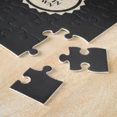 Personalized Wine Cellar Bottle Tasting Room Bar  ジグソーパズル (側面)