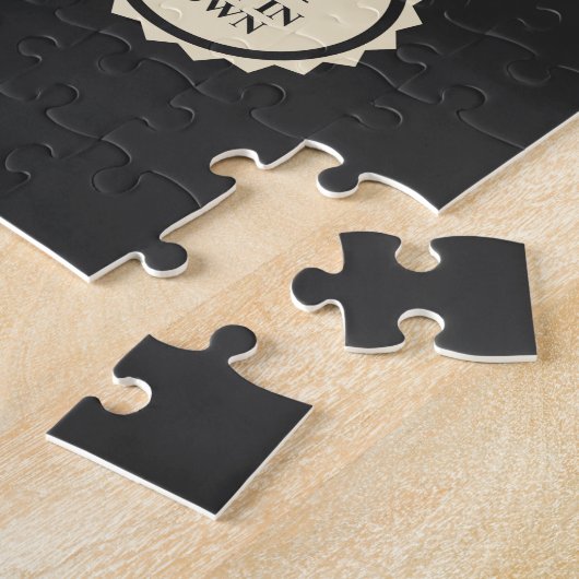 Personalized Wine Cellar Bottle Tasting Room Bar  ジグソーパズル (側面)