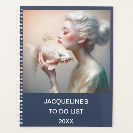 Personalized Winter Image To Do List プランナー手帳 (正面)