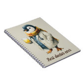 Personalized Winter Penguin “Best Doctor Ever” ノートブック (右側)