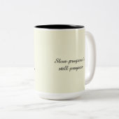 Personalized Wise Turtle Architect Vintage Waterco ツートーンマグカップ (正面右)