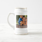 Personalized with 2 Photos and Text ビールジョッキ (左)