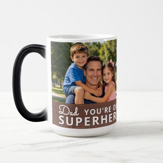Personalized with 2 Photos and Text モーフィングマグカップ (左)