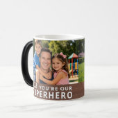 Personalized with 2 Photos and Text モーフィングマグカップ (正面左)