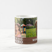 Personalized with 2 Photos and Text モーフィングマグカップ (中央)