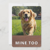 Personalized with 2 Photos and Text 招待状 (裏面)