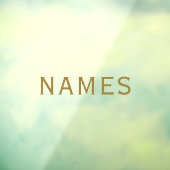 Personalized With Last Name or Nickname on Them ウィンドウサイン (シート3)