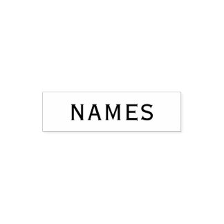 Personalized With Last Name or Nickname on Them セルフインキングスタンプ