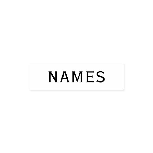 Personalized With Last Name or Nickname on Them セルフインキングスタンプ (デザイン)