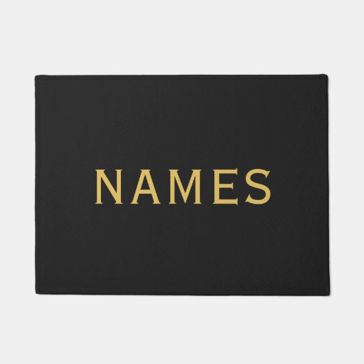 Personalized With Last Name or Nickname on Them ドアマット (正面)