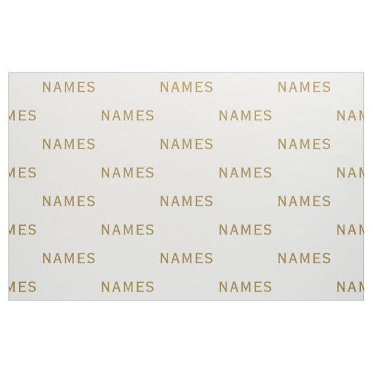 Personalized With Last Name or Nickname on Them ファブリック (ヤード)