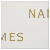 Personalized With Last Name or Nickname on Them ファブリック (見本)