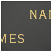 Personalized With Last Name or Nickname on Them ファブリック (見本)