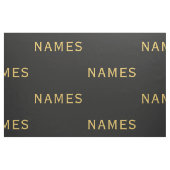Personalized With Last Name or Nickname on Them ファブリック (ファットクウォーター)