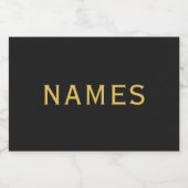 Personalized With Last Name or Nickname on Them フードラベル (シングルラベル)