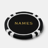 Personalized With Last Name or Nickname on Them ポーカーチップ (シングル)