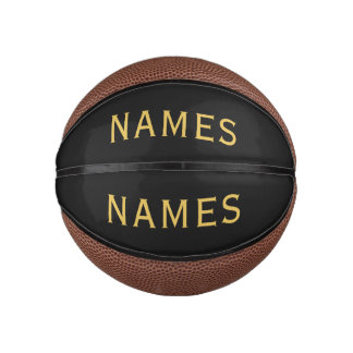Personalized With Last Name or Nickname on Them ミニバスケットボール
