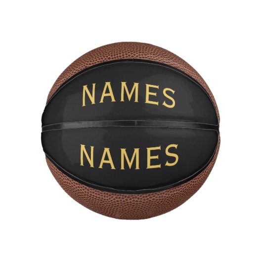 Personalized With Last Name or Nickname on Them ミニバスケットボール (正面)