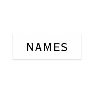 Personalized With Last Name or Nickname on Them ラバースタンプ